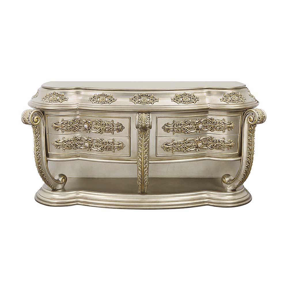 Danae - Server - Champagne & Gold Finish - Urban Living Furniture (Los Angeles, CA)