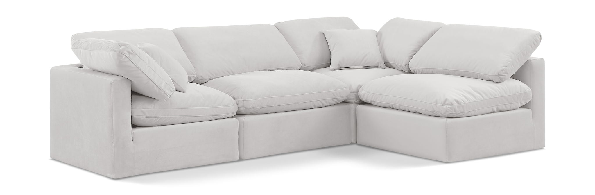 Indulge - Velvet 4 Piece Modular Sectional - Urban Living Furniture (Los Angeles, CA)