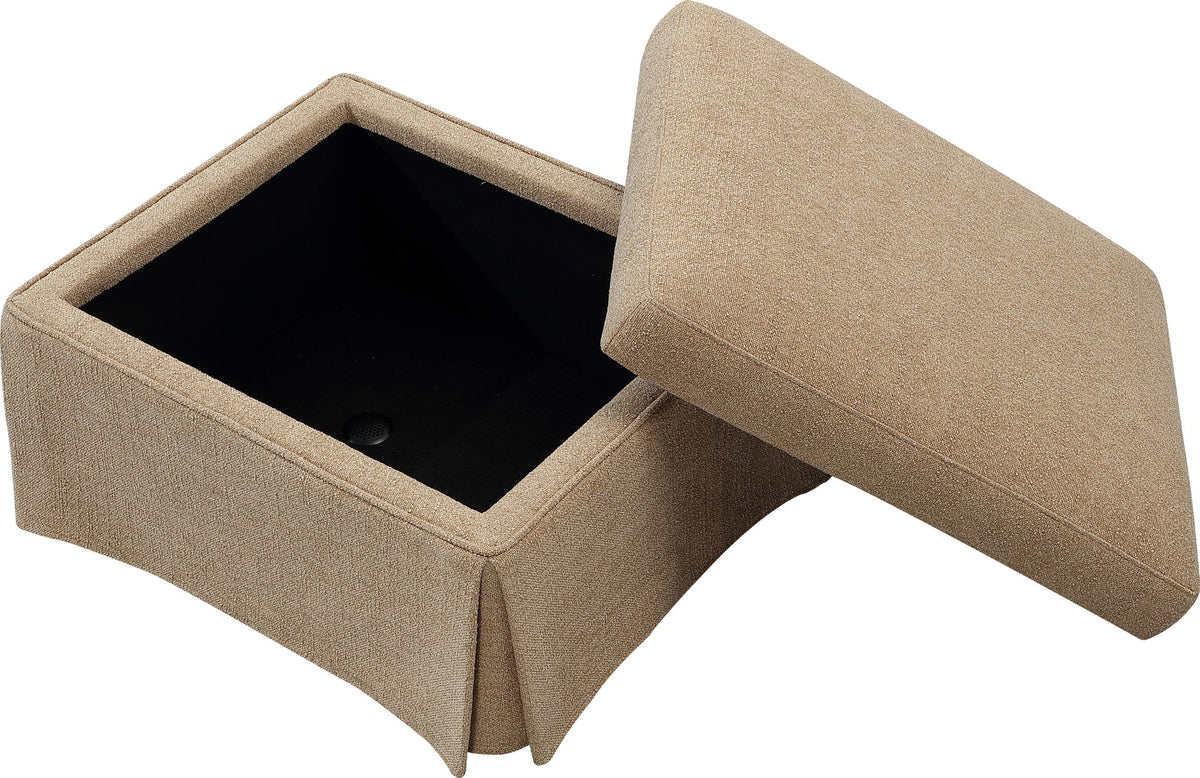 Somerset Colton - Upholstered Storage Ottoman - Sourdough