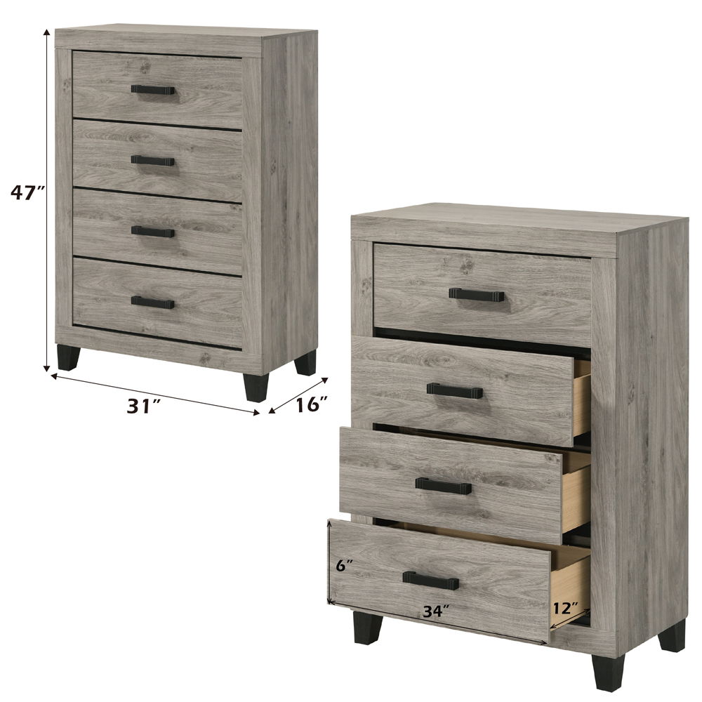 Mari - Chest - Light Gray Finish - Urban Living Furniture (Los Angeles, CA)