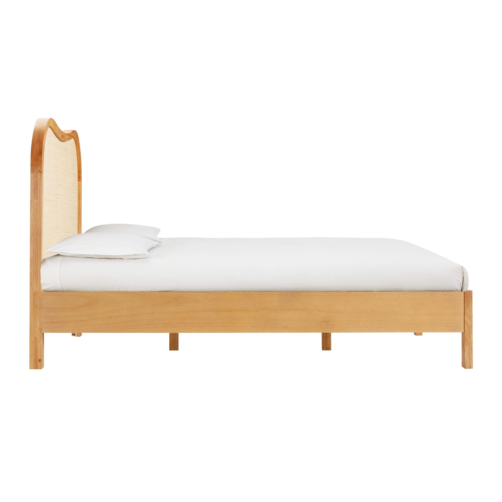 Grappa - Wood & Rattan Bed - Urban Living Furniture (Los Angeles, CA)