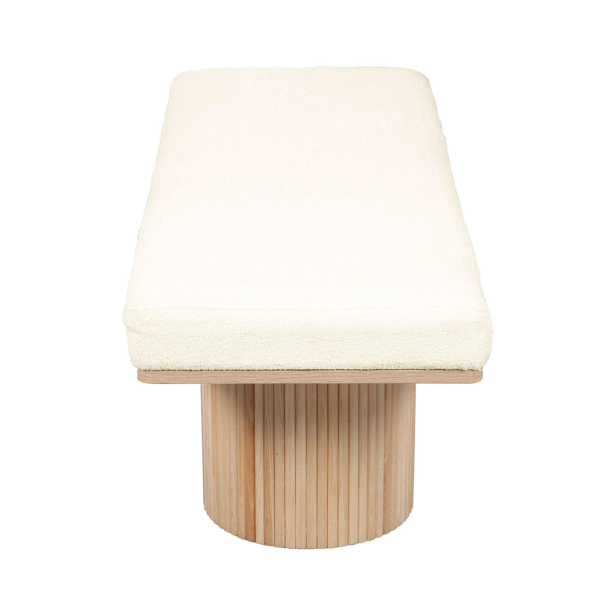 Sagano - Dyed-Yarn Bench - Natural / White - Urban Living Furniture (Los Angeles, CA)