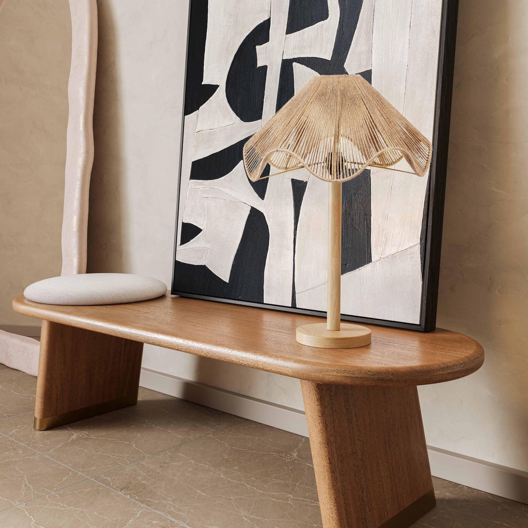 Jula - Jute Table Lamp - Natural - Urban Living Furniture (Los Angeles, CA)