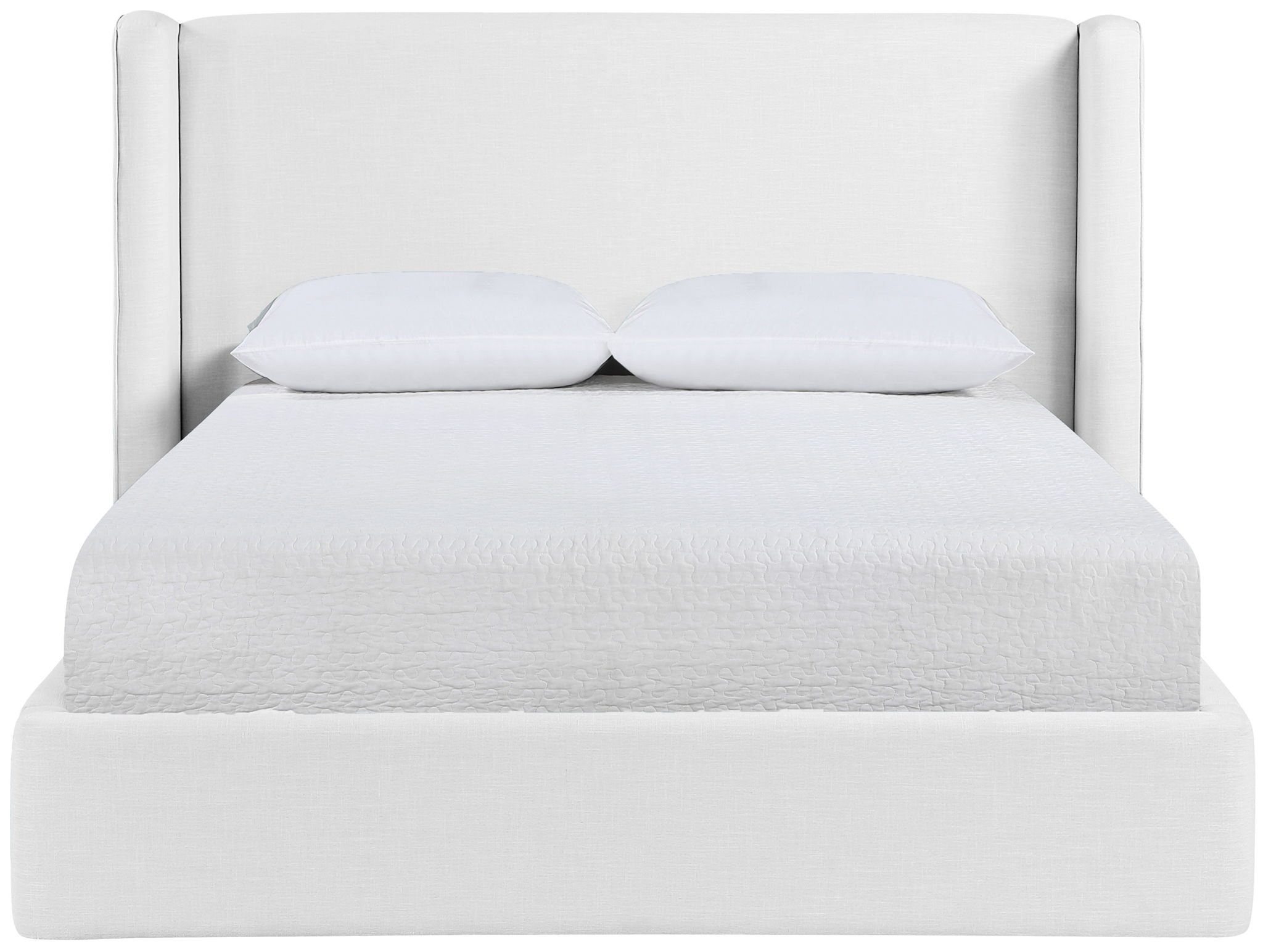 Kendall - Linen Textured Fabric Upholstered Bed - Urban Living Furniture (Los Angeles, CA)