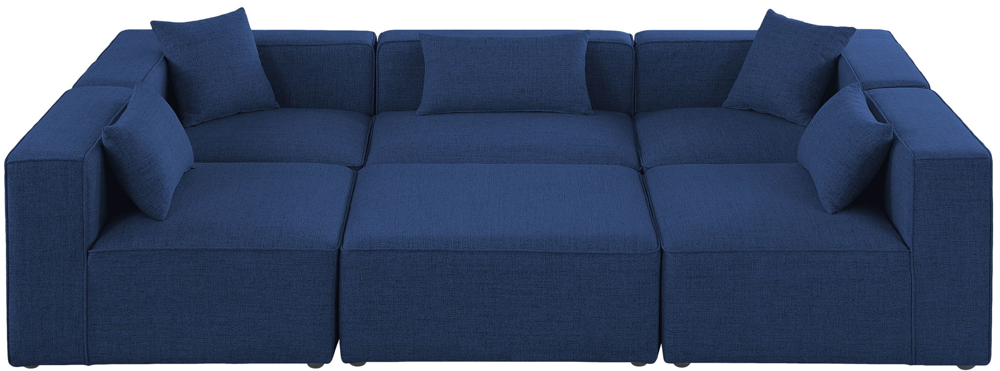 Cube - Linen 6 Piece Modular Sectional - Urban Living Furniture (Los Angeles, CA)