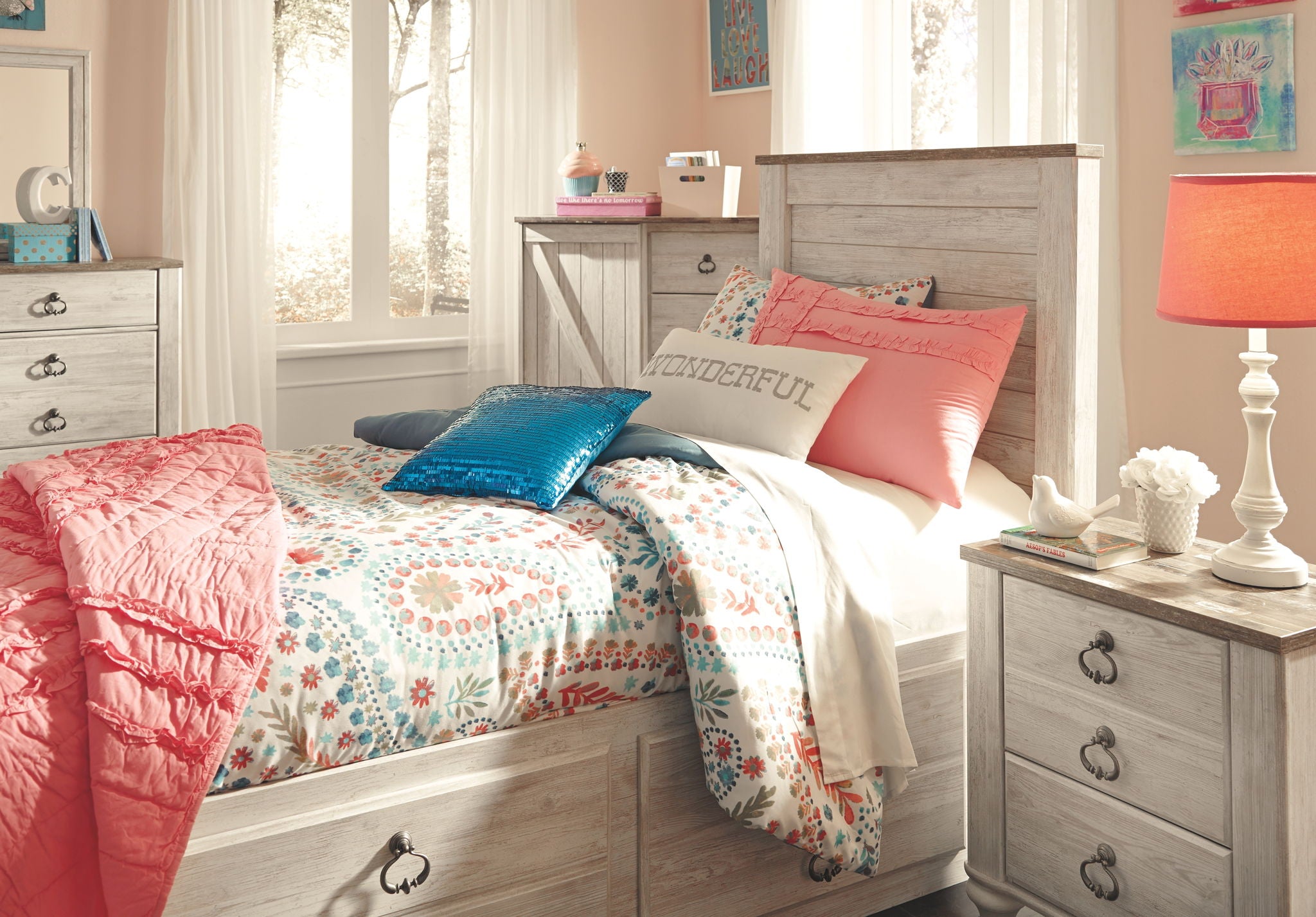 Willowton - Panel Bed - Urban Living Furniture (Los Angeles, CA)