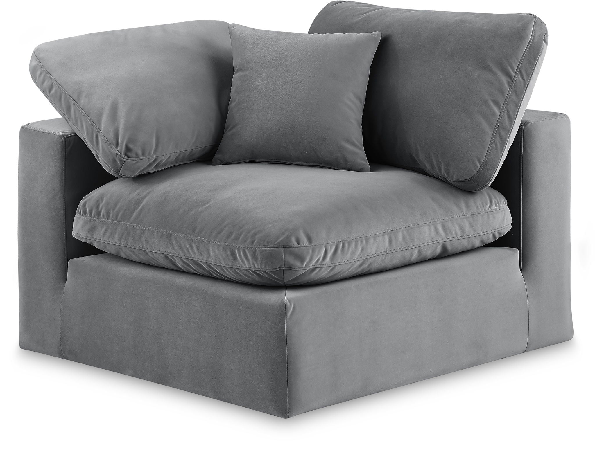 Comfy - Velvet Corner Chair - Urban Living Furniture (Los Angeles, CA)