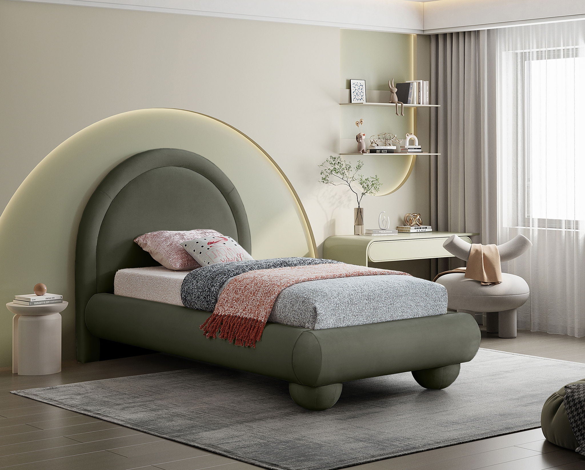 Madrid - Upholstered Bed - Urban Living Furniture (Los Angeles, CA)
