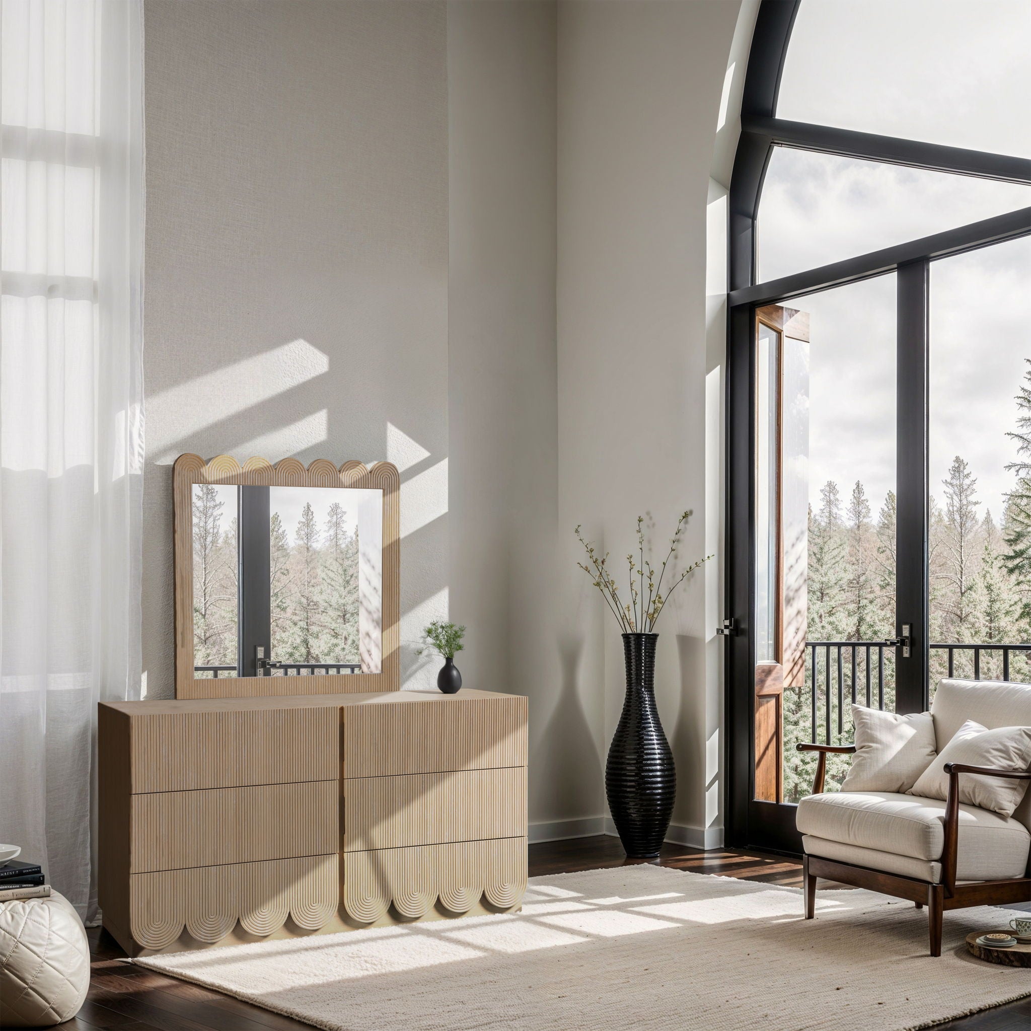 Scallop - Mirror - Urban Living Furniture (Los Angeles, CA)