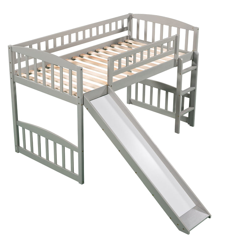 Loft Bed With Slide And Ladder
