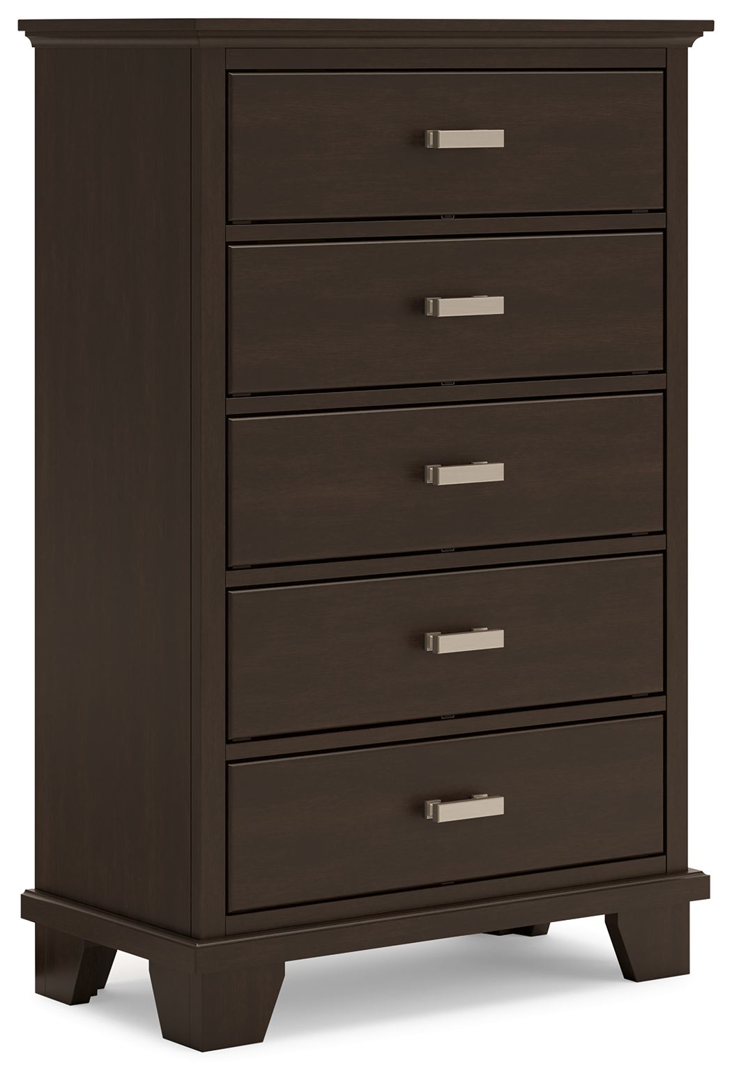 Covetown - Five Drawer Chest - Dark Brown - Urban Living Furniture (Los Angeles, CA)