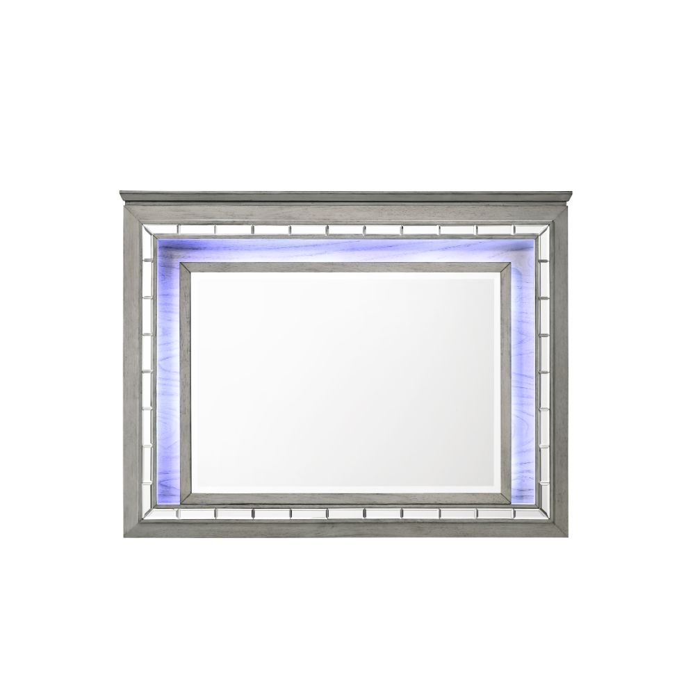Antares - Mirror - Light Gray Oak - Urban Living Furniture (Los Angeles, CA)