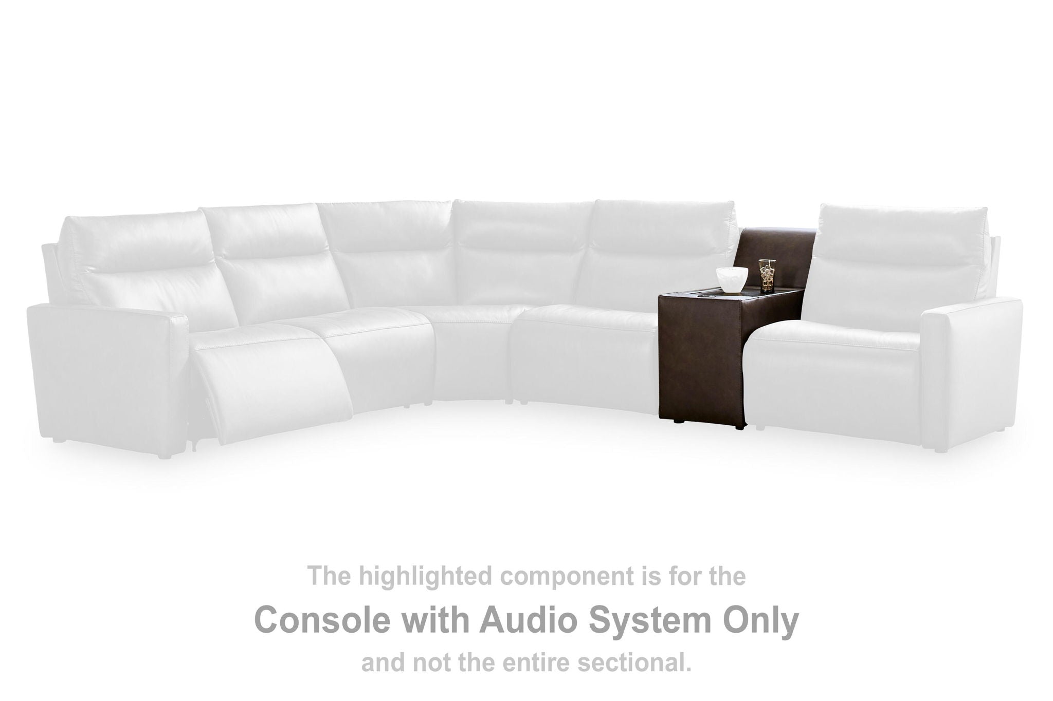 ModZ - Console With Audio System - Chocolate - Urban Living Furniture (Los Angeles, CA)