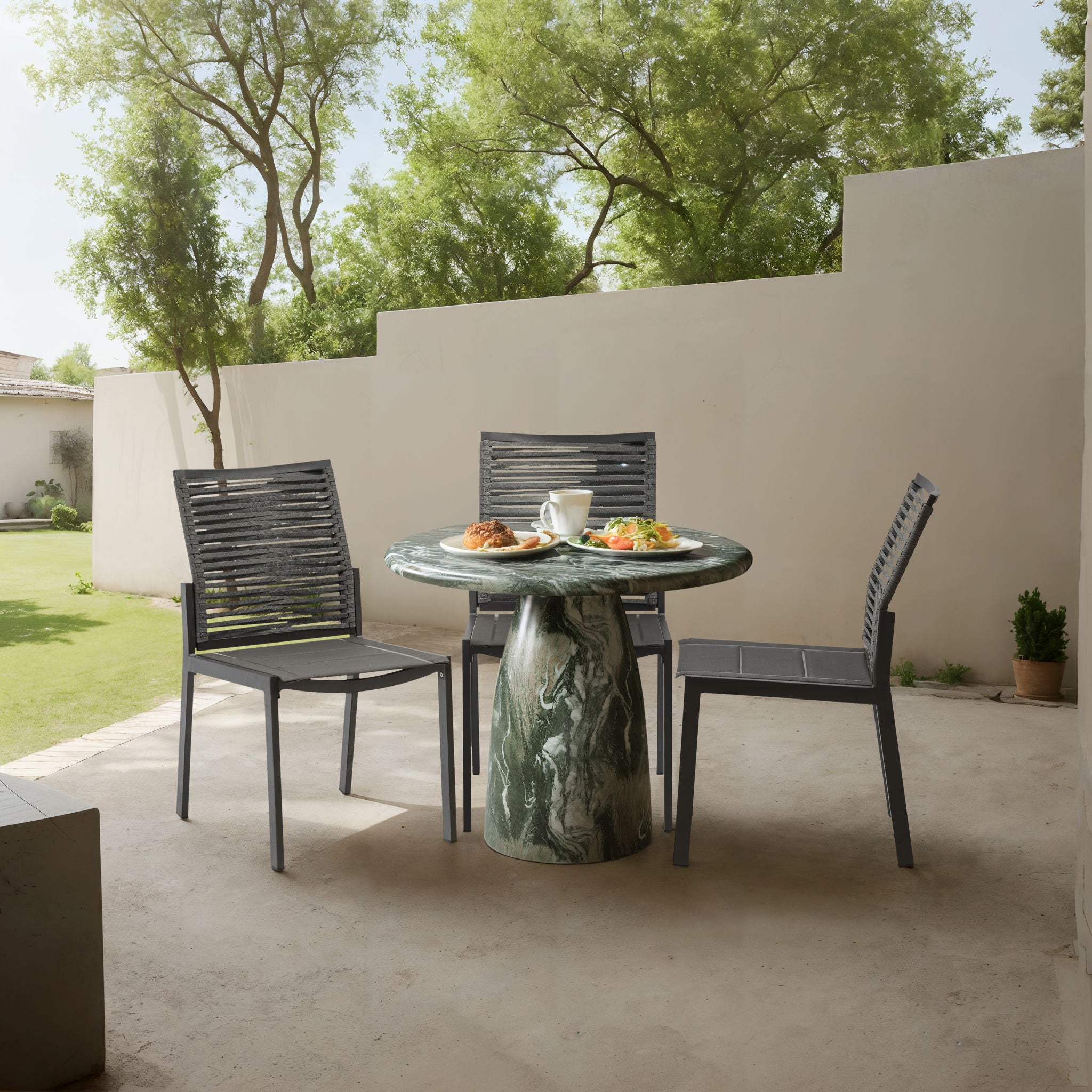 Cosenza - Round Concrete Dining Table - Urban Living Furniture (Los Angeles, CA)
