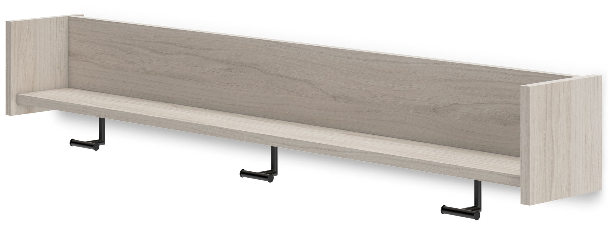 Socalle - Light Natural - Wall Mounted Coat Rack w/Shelf - Urban Living Furniture (Los Angeles, CA)