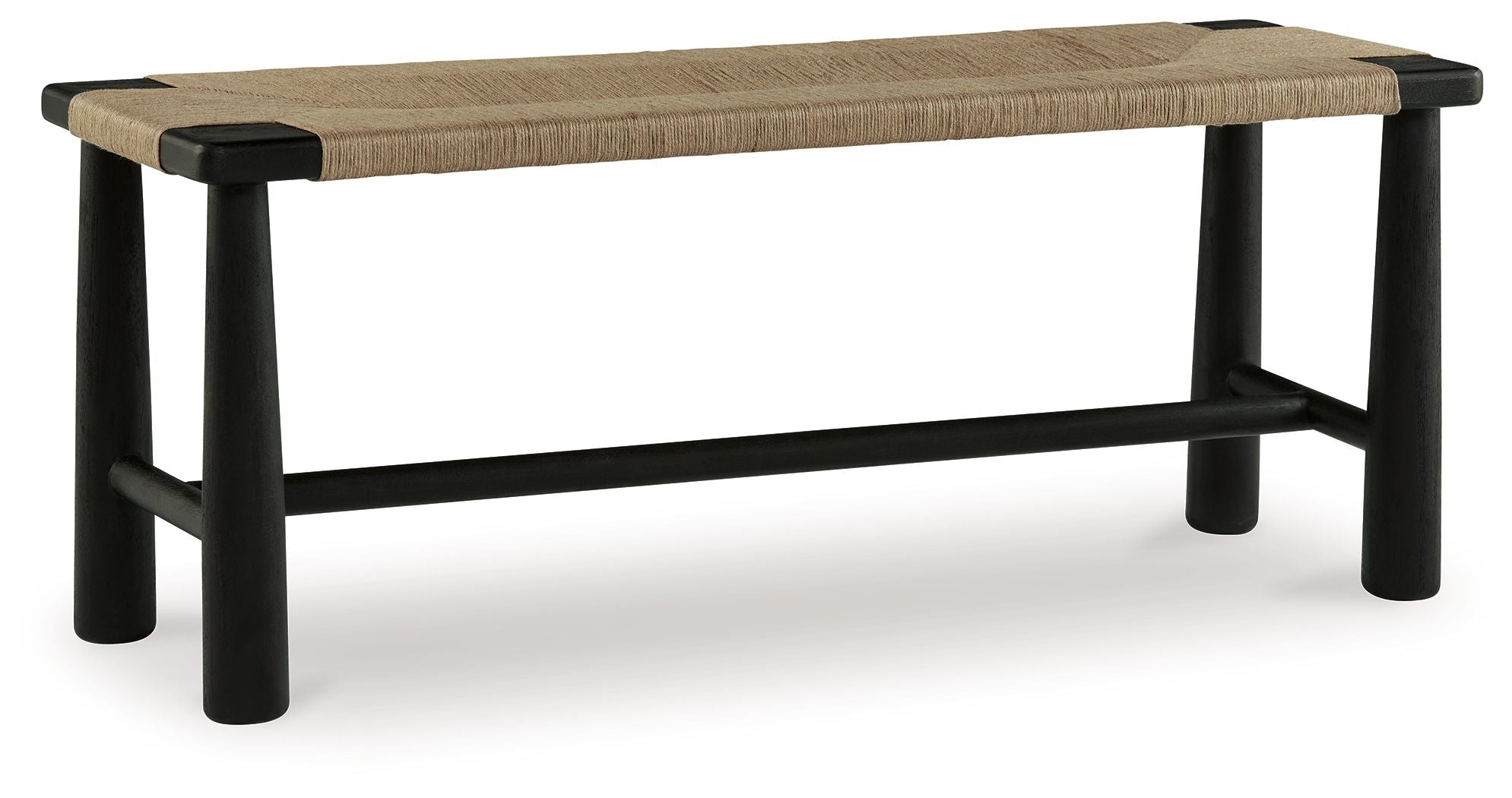 Acerman - Black / Natural - Accent Bench - Urban Living Furniture (Los Angeles, CA)