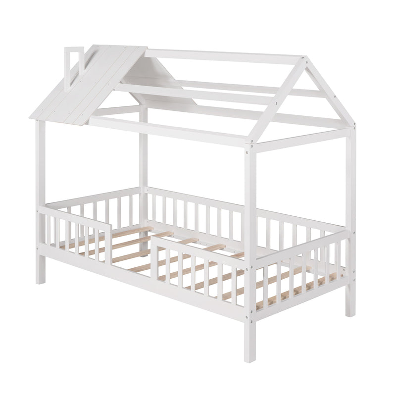 House Bed With Fence