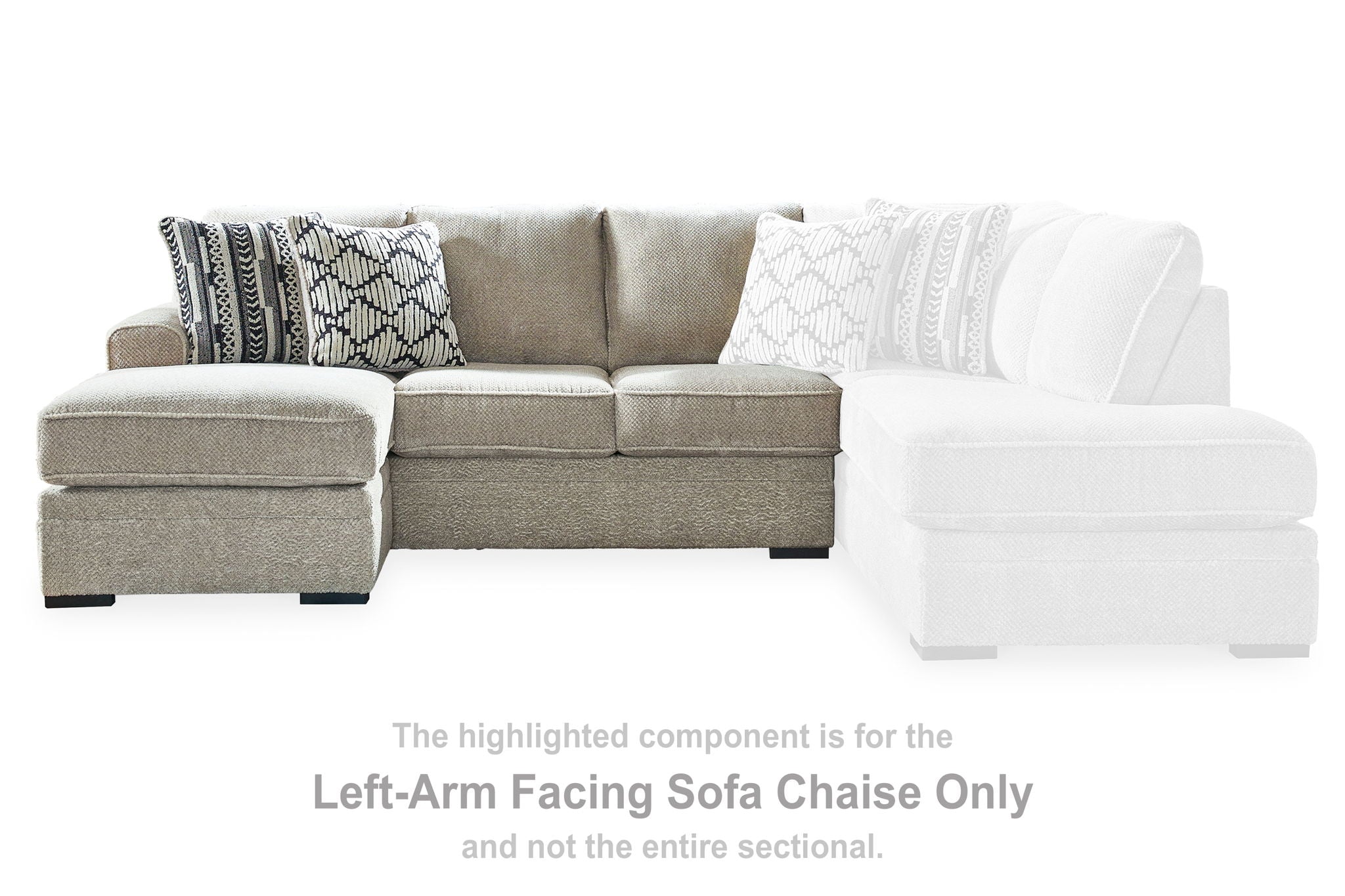 Calnita - Sisal - Laf Sofa Chaise - Urban Living Furniture (Los Angeles, CA)