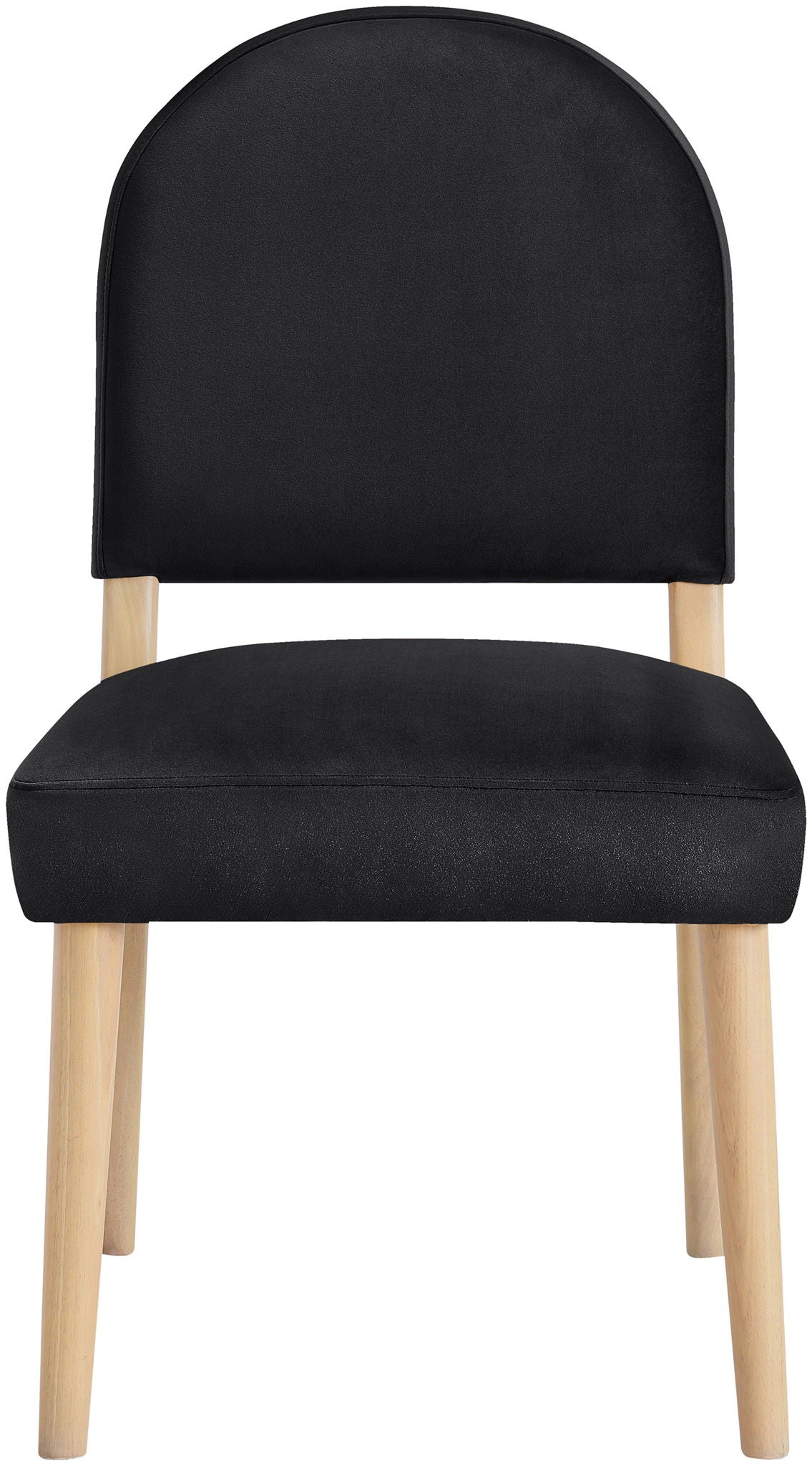 Varinelle - Velvet Dining Chair (Set of 2) - Natural Frame - Urban Living Furniture (Los Angeles, CA)