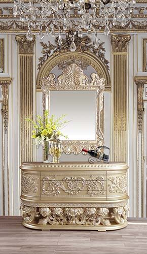 Vatican - Server - Champagne Silver Finish - Urban Living Furniture (Los Angeles, CA)