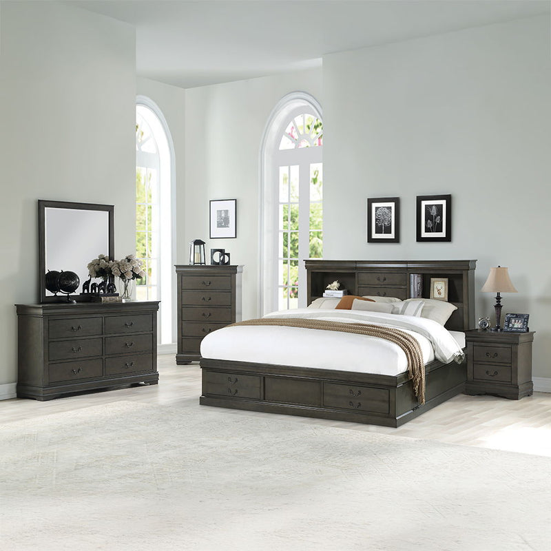 Louis Philippe III - Bed w/Storage - Urban Living Furniture (Los Angeles, CA)