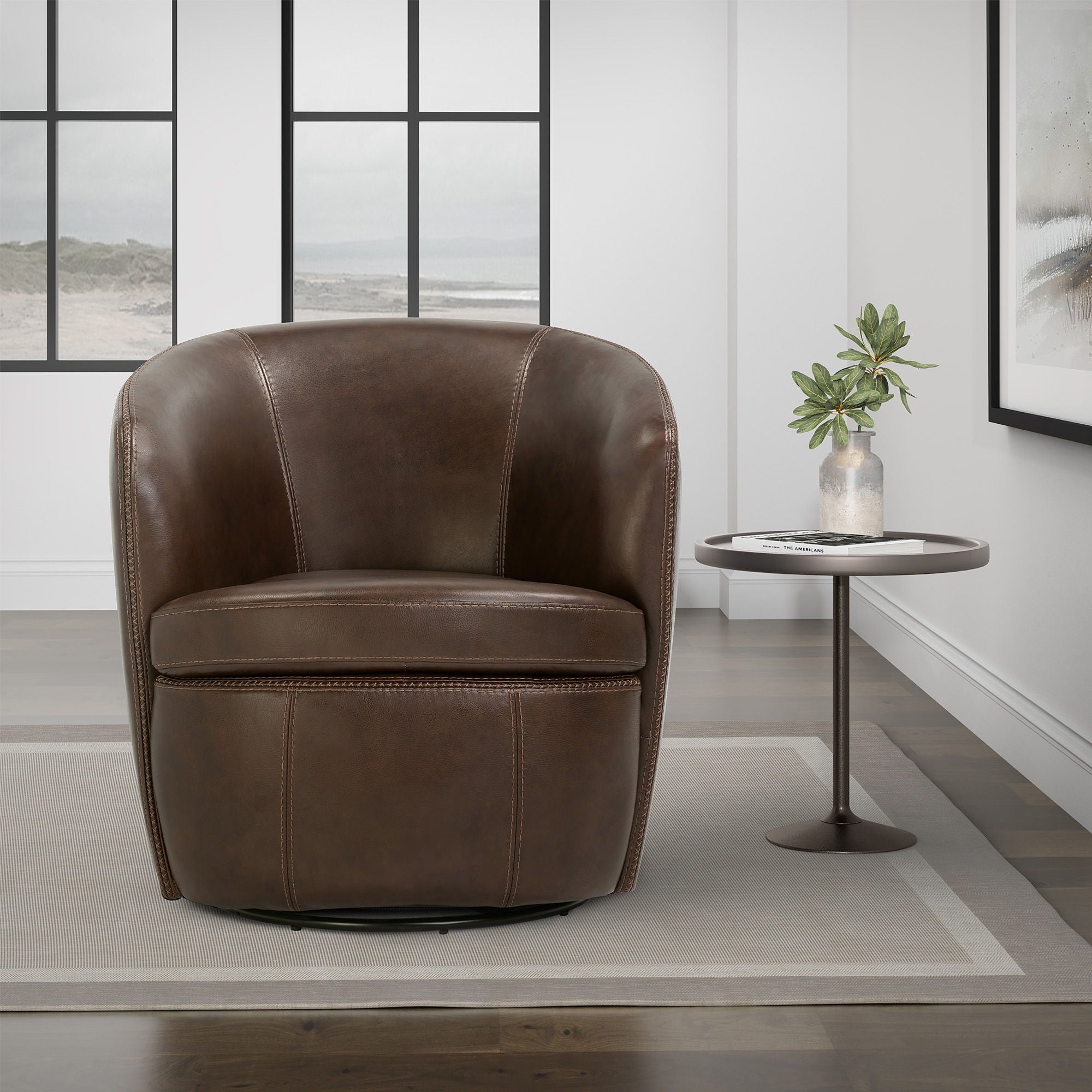 Barolo - Swivel Club Chair - Urban Living Furniture (Los Angeles, CA)