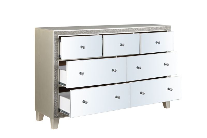Sliverfluff - Dresser - Mirrored & Champagne Finish - Urban Living Furniture (Los Angeles, CA)