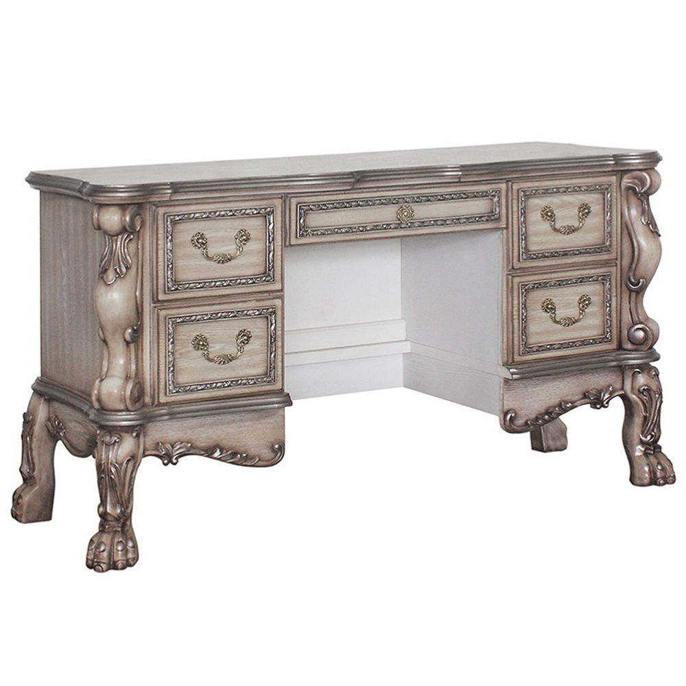 Dresden - Vanity Desk - Vintage Bone White - Urban Living Furniture (Los Angeles, CA)