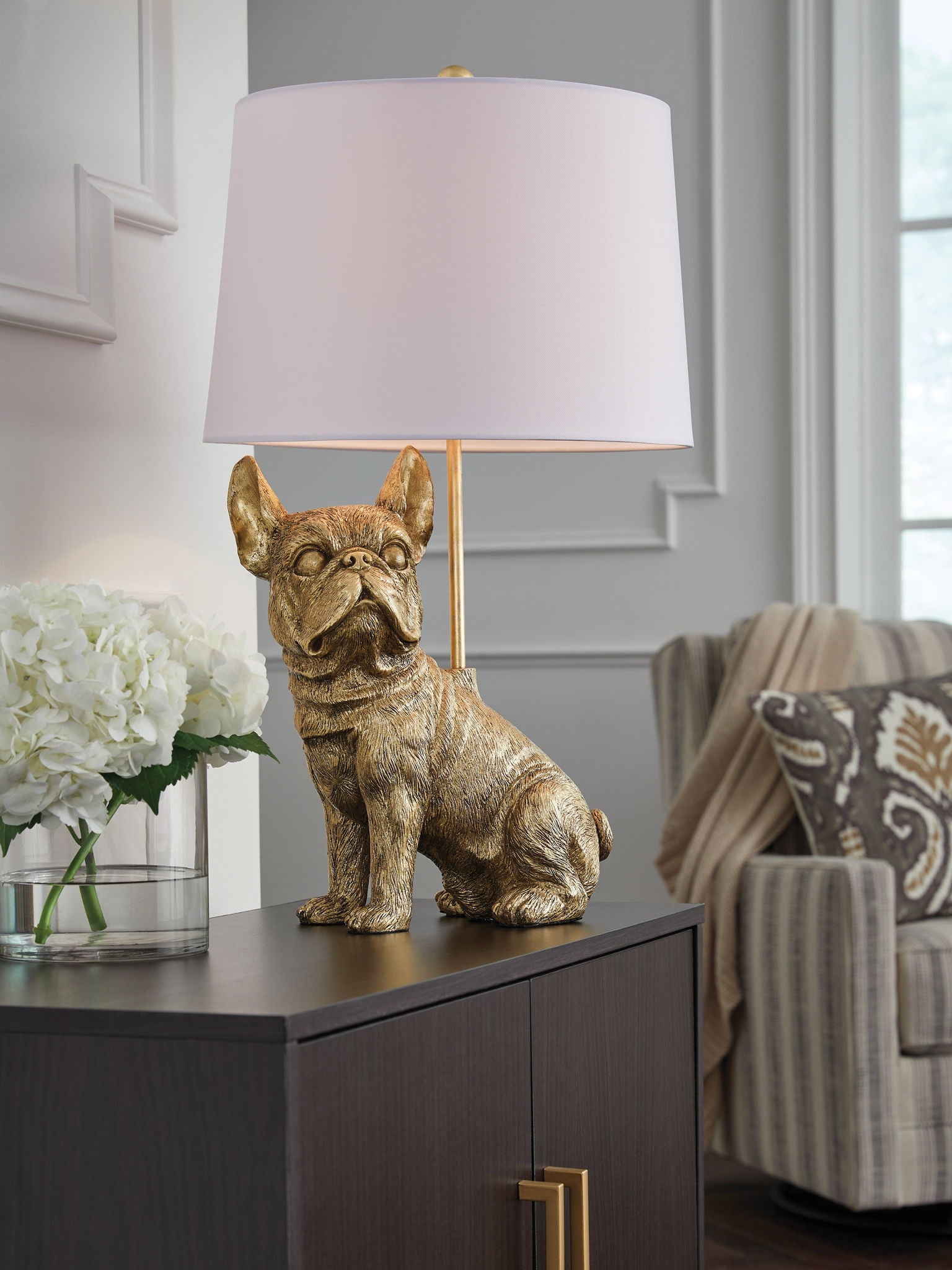 Wadeland - Gold Finish - Poly Table Lamp - Urban Living Furniture (Los Angeles, CA)