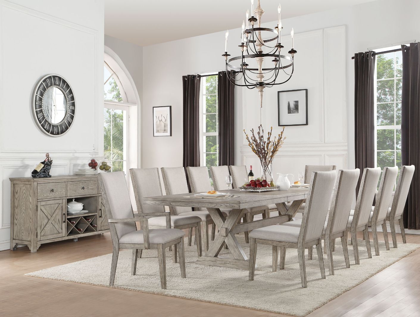 Rocky - Dining Table - Gray Oak - Urban Living Furniture (Los Angeles, CA)