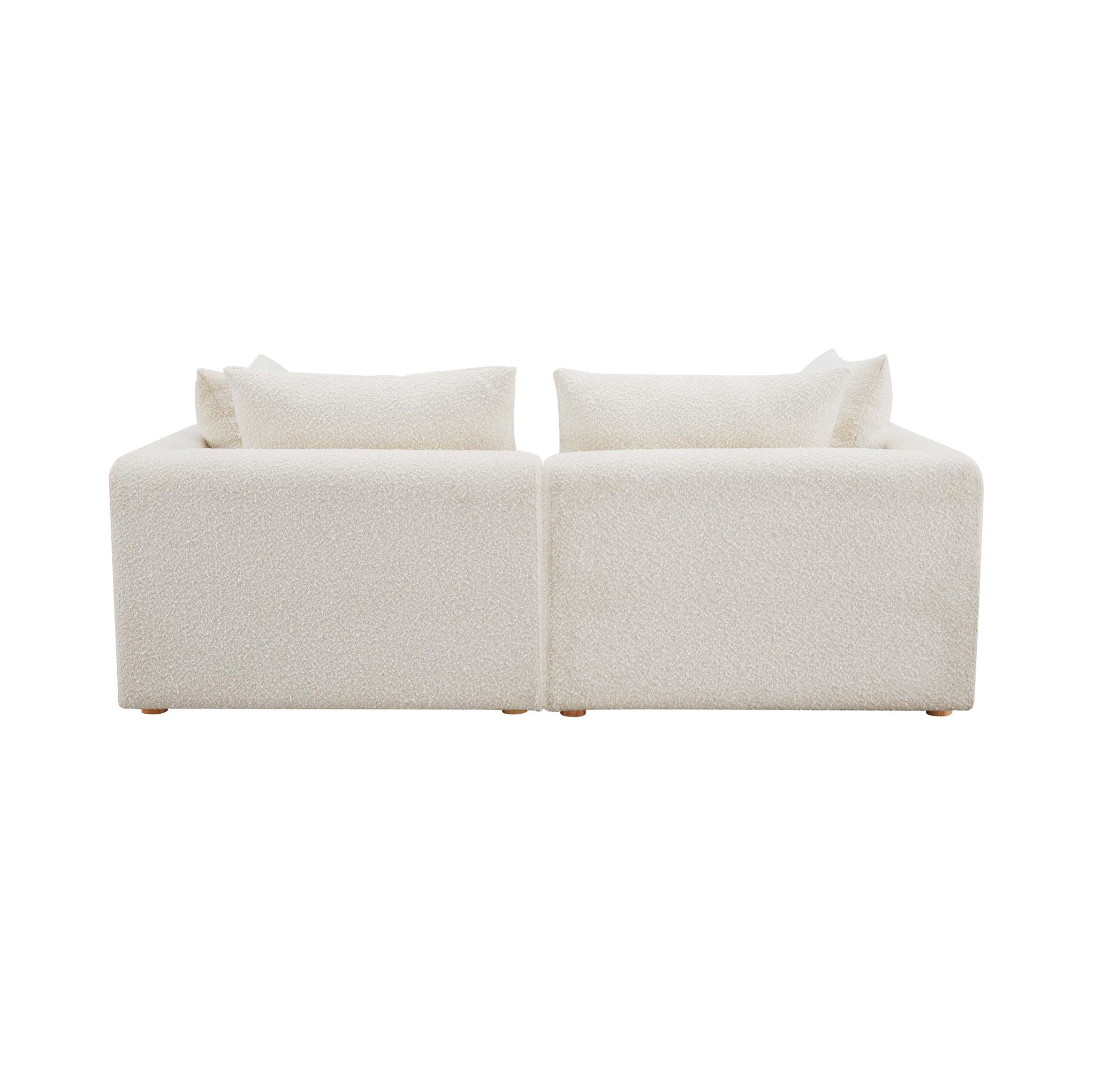 Hangover - Boucle Loveseat - Cream - Urban Living Furniture (Los Angeles, CA)