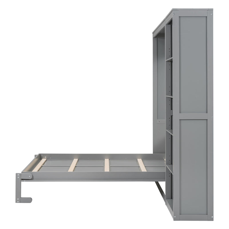 Multifunction Murphy Wall Bed With Shelves