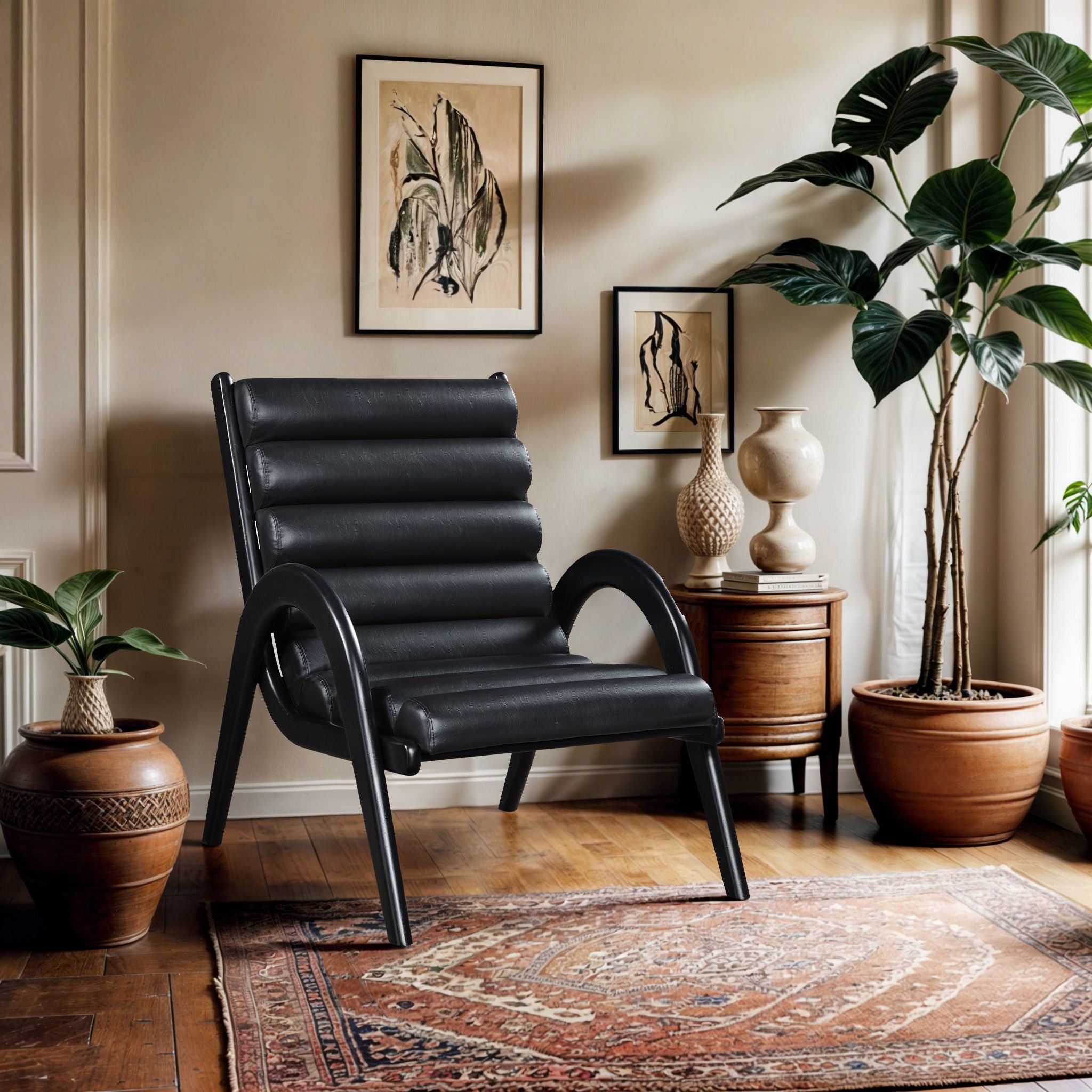 Randal - Accent Chair - Black Frame - Urban Living Furniture (Los Angeles, CA)