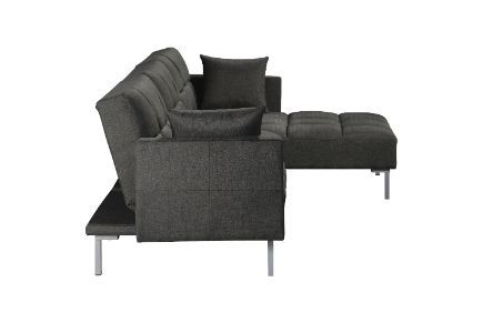 Duzzy - Sectional Sofa - Dark Gray Fabric - Urban Living Furniture (Los Angeles, CA)