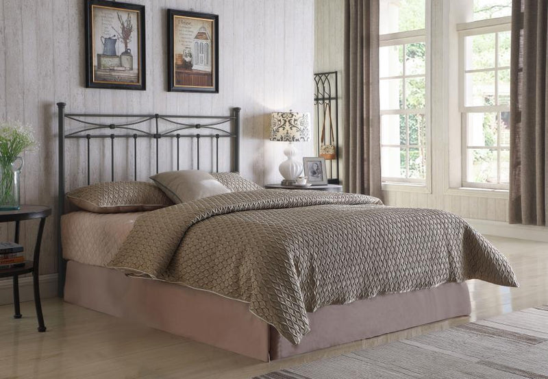 Lane - Metal Queen Or Full Open Frame Headboard - Rustic Bronze