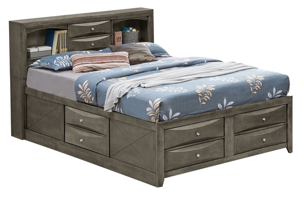 Marilla - Queen Storage Bed - Gray