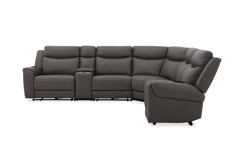 Momentum - Modular Power Reclining Sectional With Power Adjustable Headrests