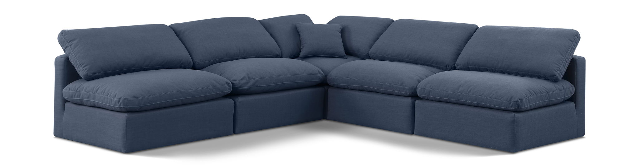 Indulge - Linen 5 Piece Modular Corner Armless Sectional - Urban Living Furniture (Los Angeles, CA)