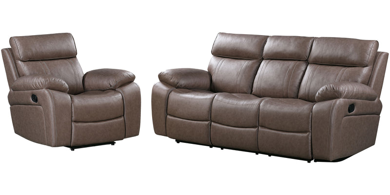 Theon - Manual Glider Reclining Sofa Set