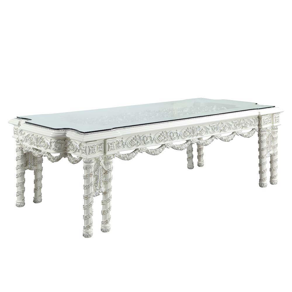 Vanaheim - Dining Table - Antique White Finish - Urban Living Furniture (Los Angeles, CA)