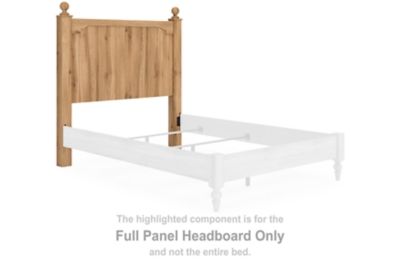 Aleaport - Warm Brown - Full Panel Headboard