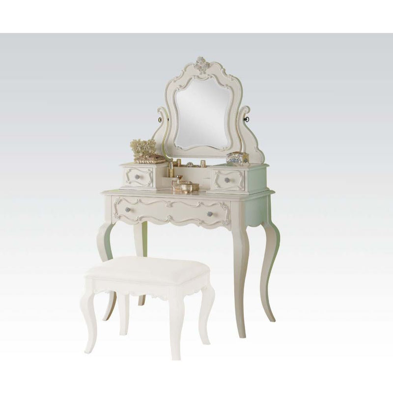 Edalene - Vanity Desk - Pearl White - Urban Living Furniture (Los Angeles, CA)