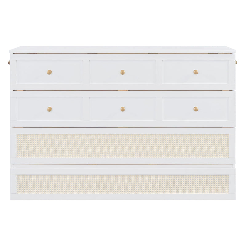 Murphy Bed With Large Drawers, Space Saving Design