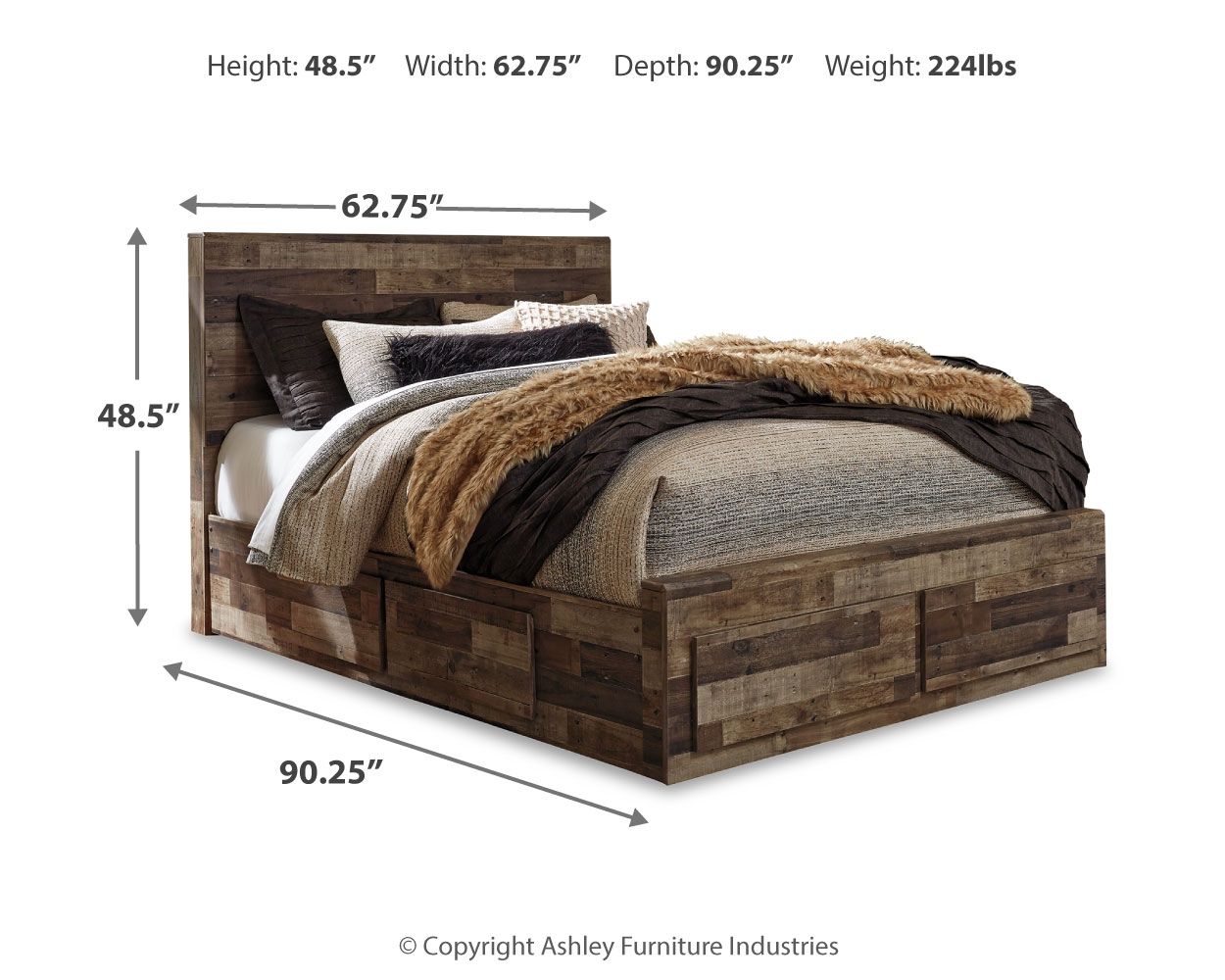 Derekson - Panel Bed - Urban Living Furniture (Los Angeles, CA)