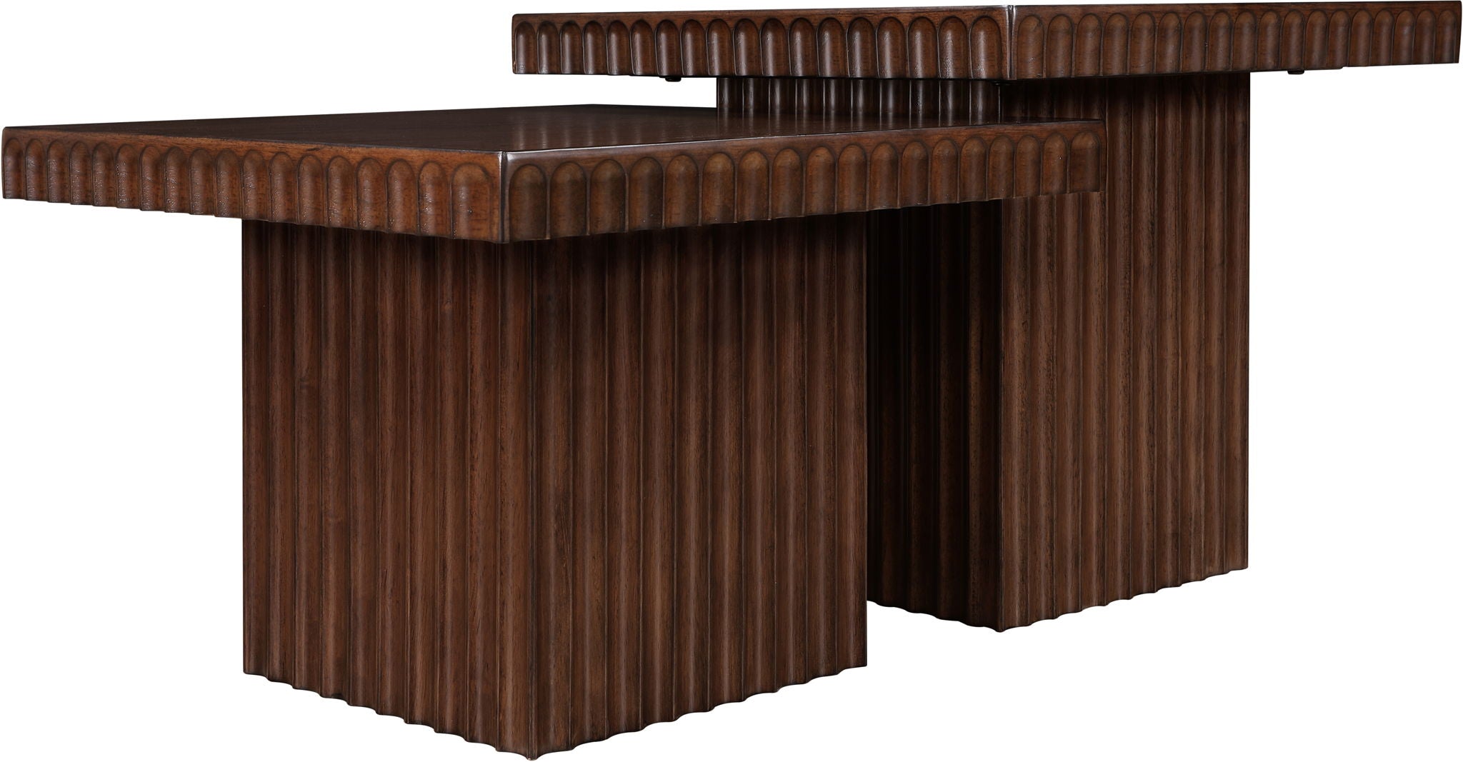 Spencer - 18" Oak Veneer 2 Piece Coffee Table - Urban Living Furniture (Los Angeles, CA)