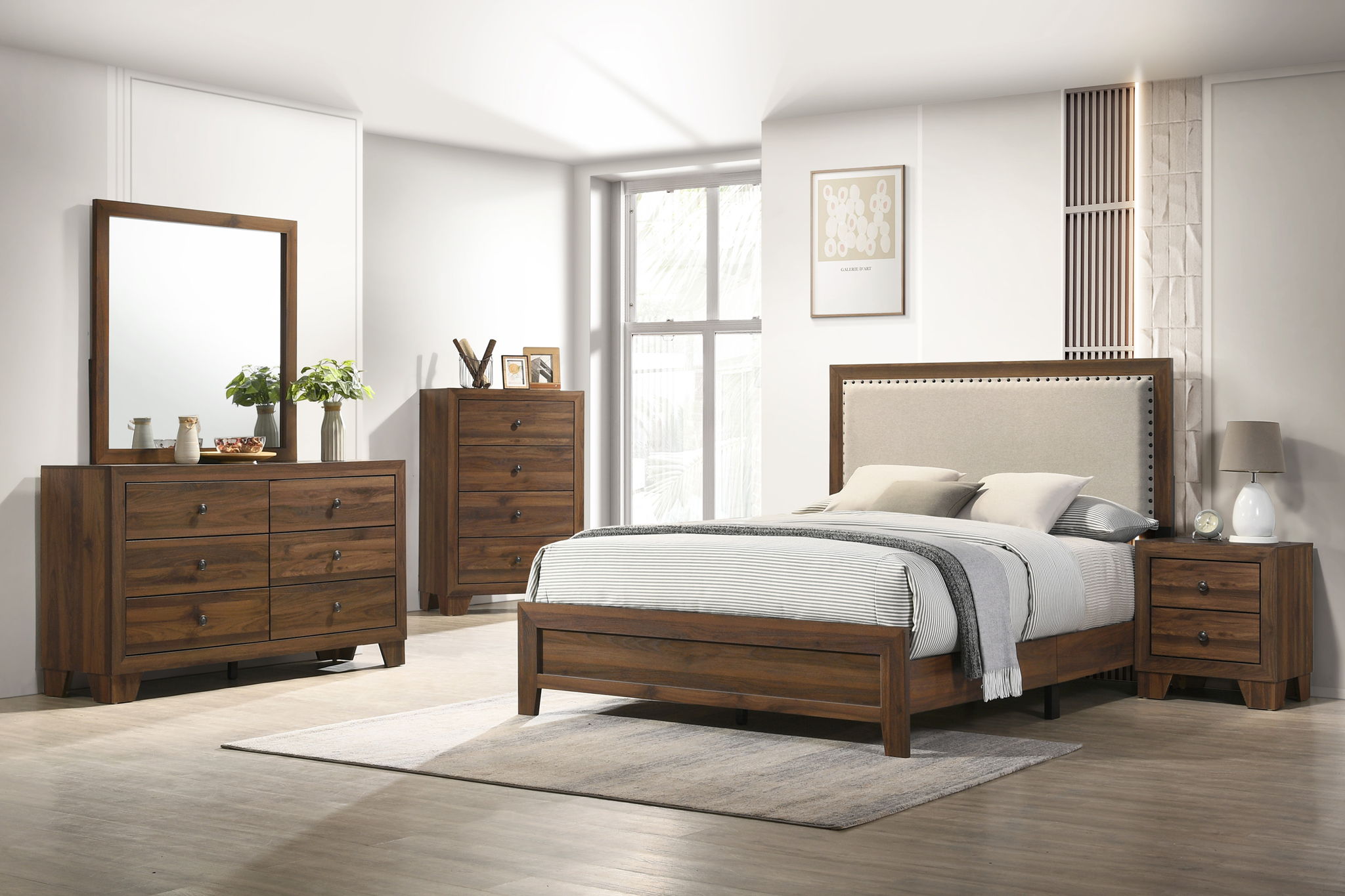 Millie - Upholstered Bedroom Set - Urban Living Furniture (Los Angeles, CA)