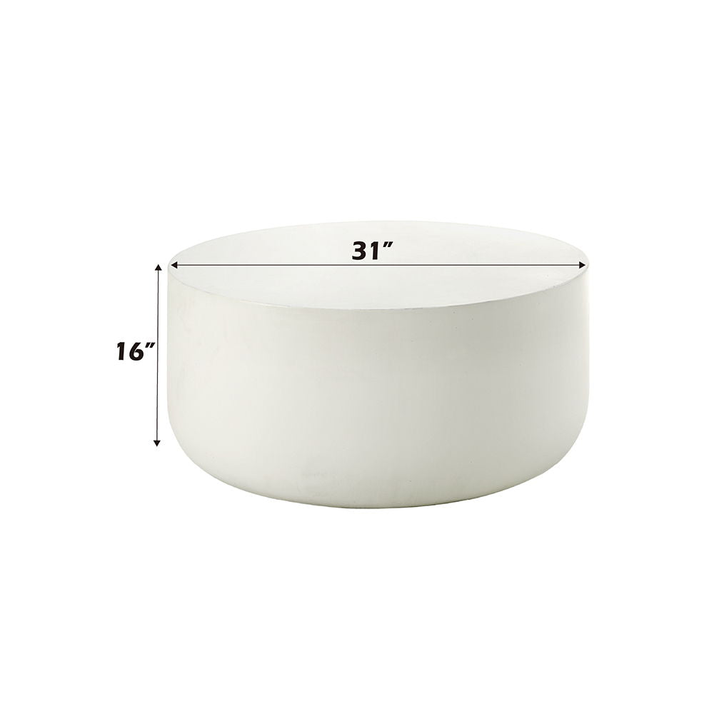 Dustan - Coffee Table - Natural White Finish - Urban Living Furniture (Los Angeles, CA)