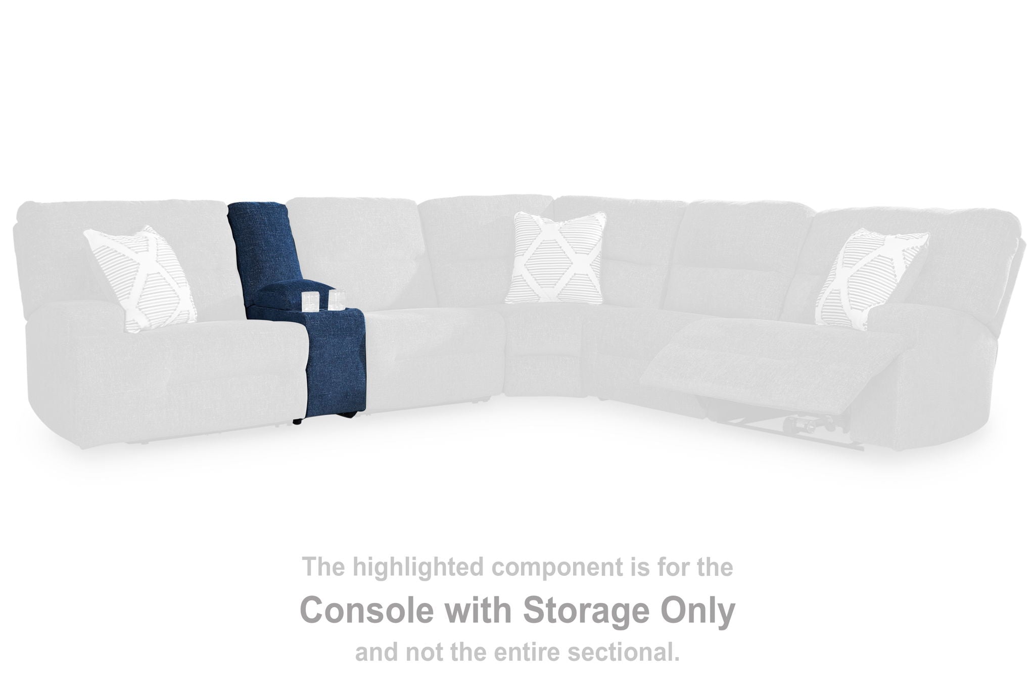 Acklen Place - Navy - Console With Storage - Urban Living Furniture (Los Angeles, CA)