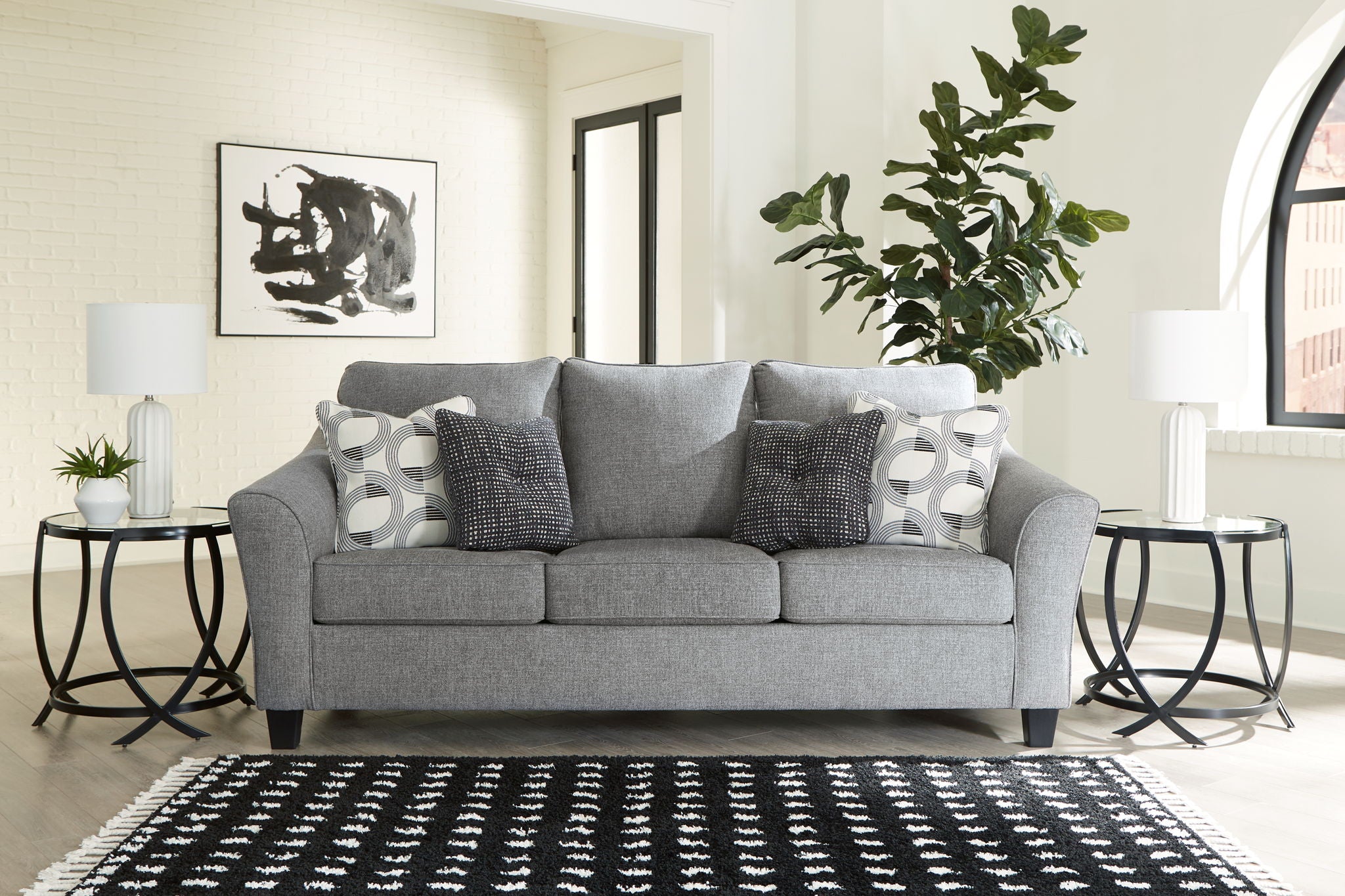 Mathonia - Smoke - Sofa - Urban Living Furniture (Los Angeles, CA)
