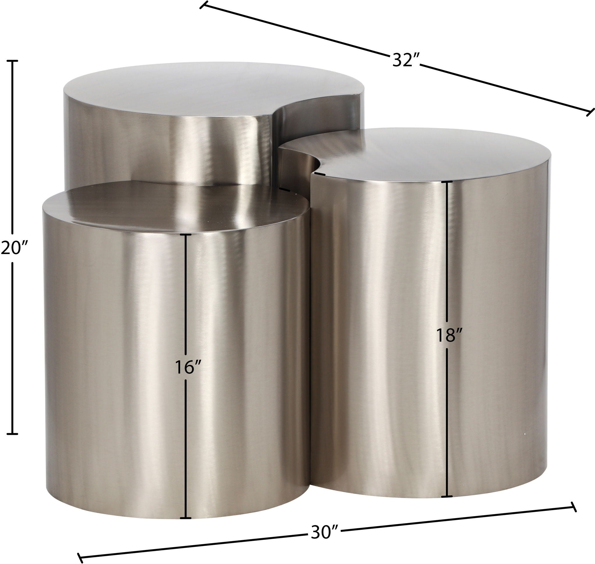 Dimple - 20" 3 Piece Modular End Table - Urban Living Furniture (Los Angeles, CA)